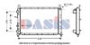 AKS DASIS 1700281 Radiator, engine cooling